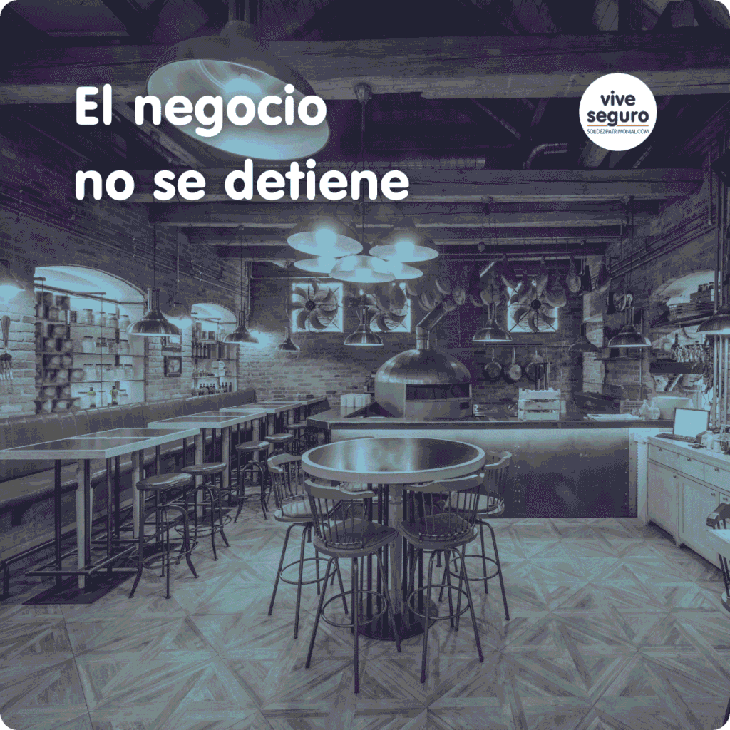 Restaurante cerrado con luces encendidas – El negocio sigue gracias a un seguro de vida